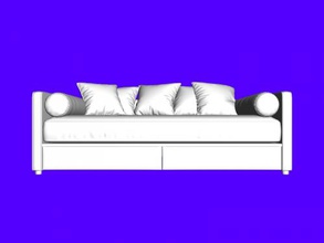 sofa free 3d model - download obj file Home Interior stylish pillows 3d print model - Mito3D