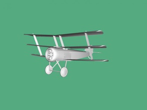 sopwith triplane free 3d model - download stl file Toys Machinery british fighter times first world war 3d print model - Mito3D