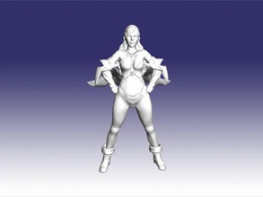 Zauberin Kostenlose 3d-Modell - download obj-Datei Spielzeug Menschen super schöne Mädchen 3d print model - Mito3D