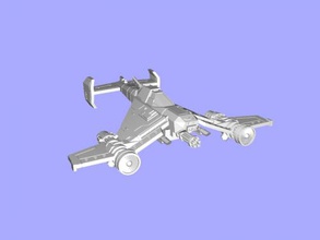 space fighter toys machinery 3d print model - Mito3D