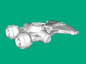 navicella spaziale valchiria obj giocattoli film 3d print model - Mito3D