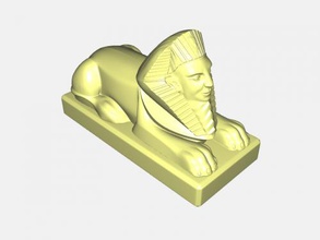 sphinx statue kunst skulptur 3d print model - Mito3D