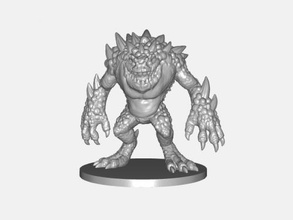 spiked monster free 3d model - download stl file Toys Cartoons terrible toothy 3d print model - Mito3D
