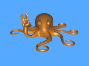 spocktopus spielzeuge tiere 3d print model - Mito3D