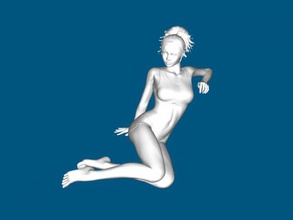 sport lady gratuita modello 3d - scaricare il file stl I giocattoli Persone ragazza bella figura 3d print model - Mito3D