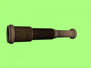 spyglass free 3d model - download obj file Toys Machinery simple pirate amazing textures 3d print model - Mito3D