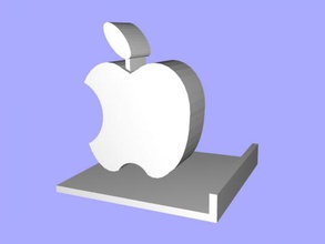 stand apple free 3d model - download stl file Gadgets Phones another iphone 3d print model - Mito3D