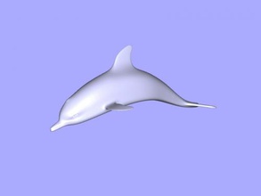 statuette of a dolphin art sculpture 3d print model - Mito3D