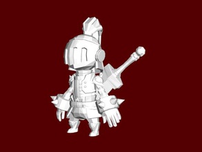 statuette knight toys people 3d print model - Mito3D