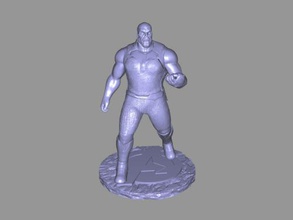 statuette of thanos toys cartoons 3d print model - Mito3D