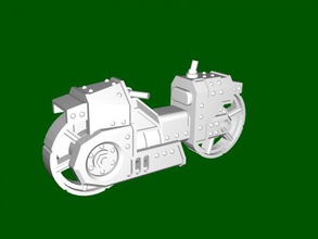 steambike gratuita modello 3d - scaricare il file stl I giocattoli Macchine design in stile steampunk 3d print model - Mito3D
