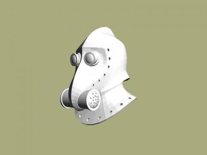 steampunk helmet free 3d model - download obj file Toys Weapon original protective product 3d print model - Mito3D
