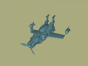 steampunk avión juguetes maquinaria 3d print model - Mito3D