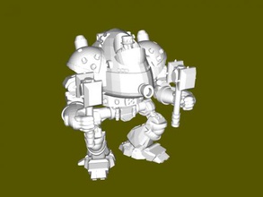 steampunk guerriero giocattoli macchinari 3d print model - Mito3D