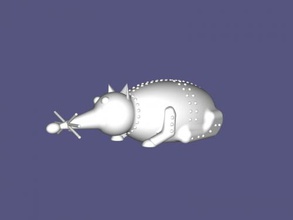 acciaio ratto gratuita modello 3d - scaricare il file stl I giocattoli Animali piccoli gioielli amanti roditori 3d print model - Mito3D