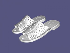 step-ins free 3d model - download stl file Fashion Shoes light beach shoes 3d print model - Mito3D