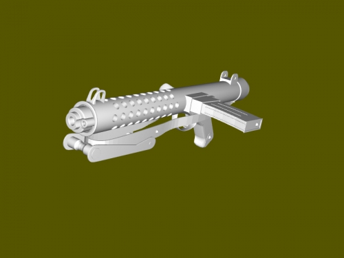 sterling submachine gun toys weapon 3D print model - Mito3D