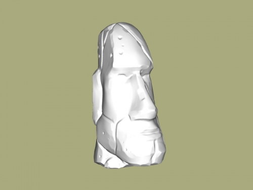 pedra cabeça arte escultura 3D print model - Mito3D