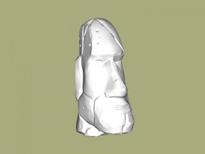 taş baş sanat heykel 3d print model - Mito3D