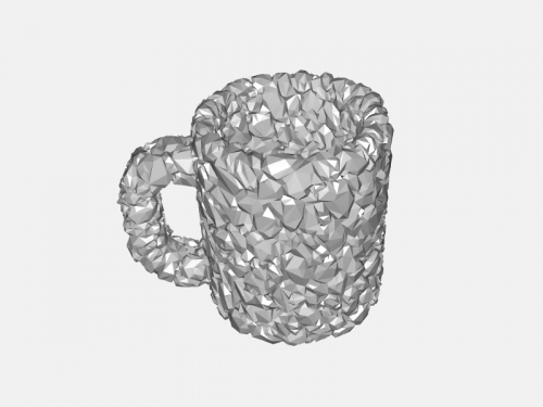 pietra tazza gratuita modello 3d - scaricare il file stl Casa Cucina bellissima brutale di 3D print model - Mito3D