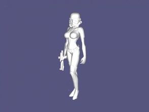 stormtrooper female toys films 3d print model - Mito3D