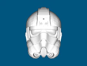 stormtrooper helmet fashion accessories 3d print model - Mito3D