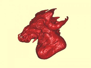 seltsame Drachen Kostenlose 3d-Modell - download-stl-Datei Kunst Skulptur alien-dragon head stl-Datei 3d print model - Mito3D
