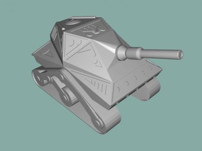 seltsam tank Kostenlose 3d-Modell - download-stl-Datei Spielzeug Maschinen interessant stl-Datei 3d print model - Mito3D