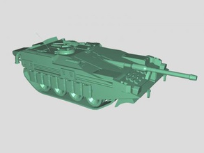stridsvagn 103 ücretsiz 3d model download stl dosyası Oyuncaklar Makine İsveç ana muharebe tankı dosya 3d print model - Mito3D