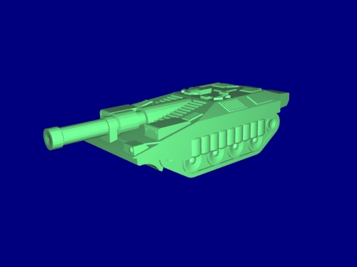 stridsvagn 103c gratuita modello 3d - scaricare il file stl I giocattoli Macchine svedese serbatoio di battaglia principale 3D print model - Mito3D