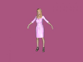öğrenci ücretsiz 3d model download n dosya Oyuncaklar İnsanlar genç kız güzel bir elbise 3d print model - Mito3D