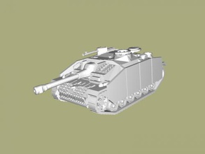stuh 42 Kostenlose 3d-Modell - download-stl-Datei Spielzeug Maschinen Deutsche assault howitzer stl-Datei 3d print model - Mito3D