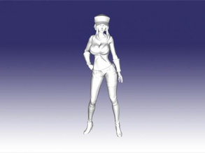 stylish anime girl toys cartoons 3d print model - Mito3D