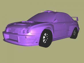 subaru impreza gd wrc livre modelo 3d - baixar arquivo obj Brinquedos De máquinas outra versão de carro esportivo 3d print model - Mito3D