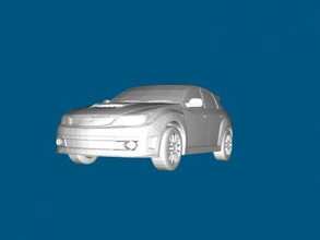subaru stı free 3d model download stl dosyası Oyuncaklar Makine spor hatchback dosya 3d print model - Mito3D