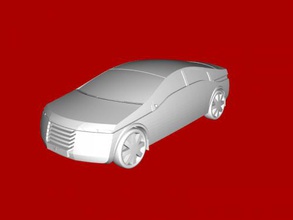 sole auto gratuita modello 3d - scaricare il file stl I giocattoli Macchine da corsa del futuro 3d print model - Mito3D