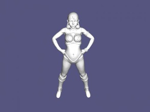 super nena libre modelo 3d - descargar archivo obj Los juguetes Personas chica joven y bella 3d print model - Mito3D