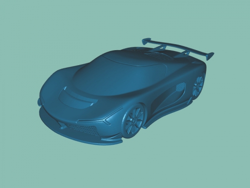 super carro brinquedos maquinaria 3D print model - Mito3D