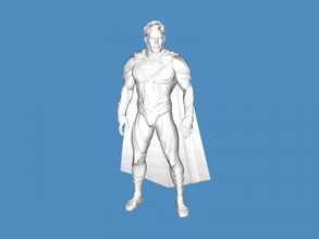 superman in armor toys games 3d print model - Mito3D
