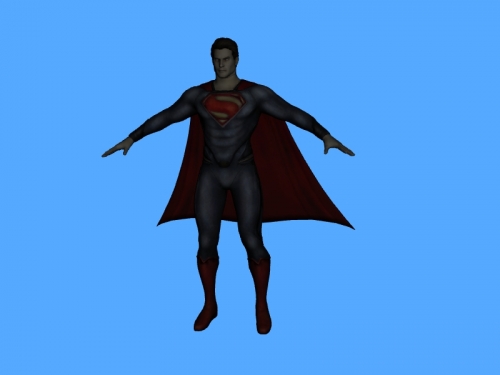 superman obj toys cartoons 3D print model - Mito3D