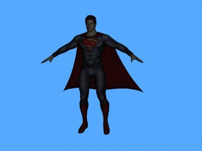 superman obj toys cartoons 3d print model - Mito3D