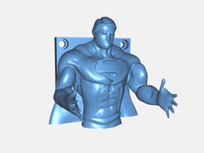 superman cintre accueil maison accessoires 3d print model - Mito3D