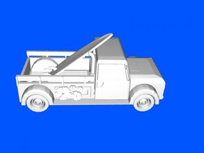 surf camion giocattoli macchinari 3d print model - Mito3D