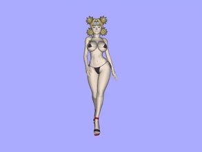 maillot bain temari obj jouets dessins animés 3d print model - Mito3D