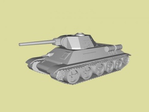 t-34-85 rudy free 3d model - download stl file Toys Machinery tank four tank-men dog movie 3d print model - Mito3D