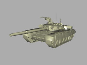 t-90 free 3d model - download obj file Toys Machinery russian main battle tank 3d print model - Mito3D