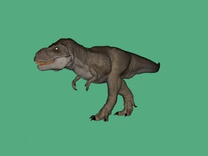 t-rex-free 3d-Modell - download obj-Datei Spielzeug Tiere große bösartigen Dinosaurier 3d print model - Mito3D
