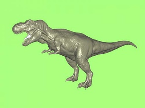 t rex obj brinquedos animais 3d print model - Mito3D