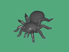 tarantula livre modelo 3d - download de arquivo stl Brinquedos Animais venenosa aranha 3d print model - Mito3D