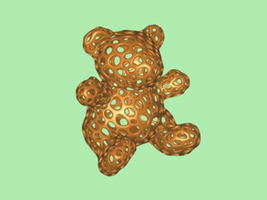 teddy bear toys animals 3d print model - Mito3D